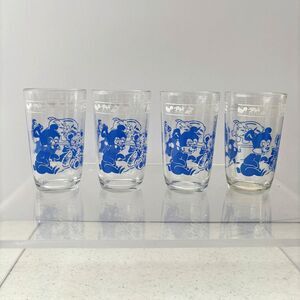 Vintage 50s Hazel Atlas Depression Era Swanky Swigs Juice Glass Tumbler Kidcore